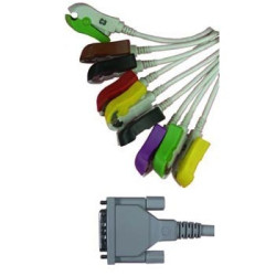 monobloc 10 voies PINCE pour appareil ECG SCHILLER AT1,AT2, AT2 Plus,AT4, AT101,