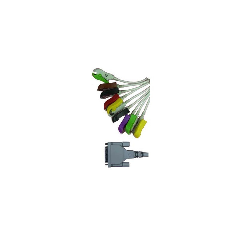 monobloc 10 voies PINCE pour appareil ECG SCHILLER AT1,AT2, AT2 Plus,AT4, AT101,