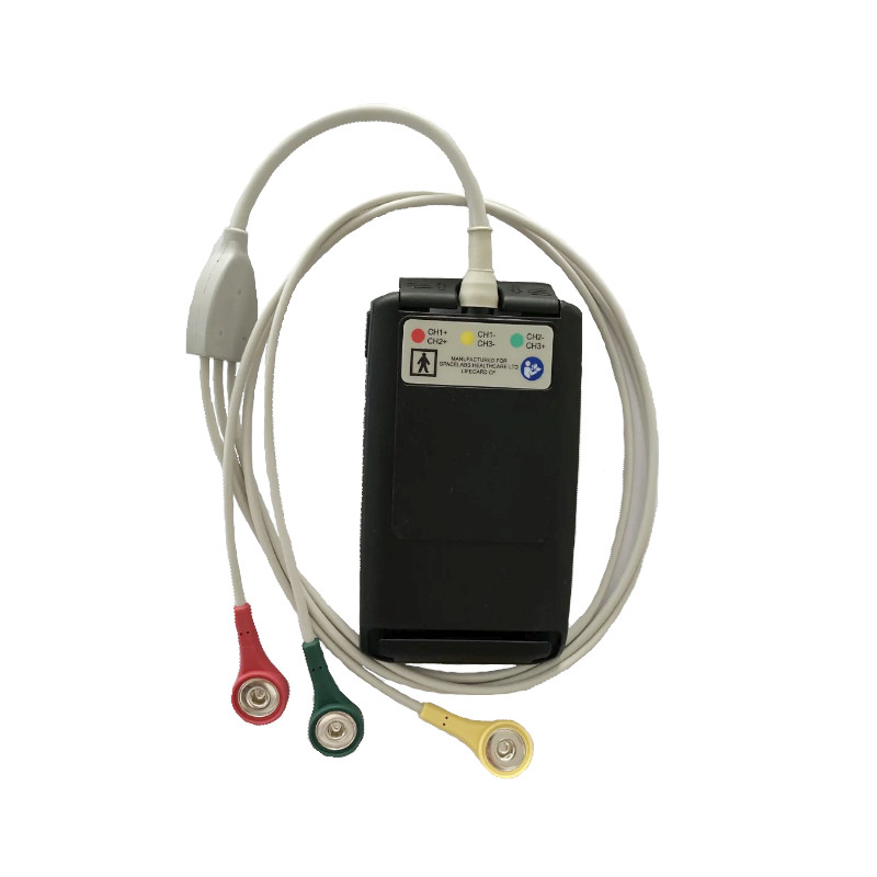 Cable patient 3 brins Holter ECG Lifecard CF Spacelabs