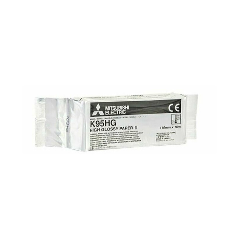 Original-Videopapier Mitsubishi K95HG für P-95DW (5 Rollen)