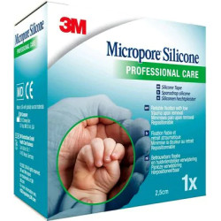 Sparadrap silicone micropore 3M - unité