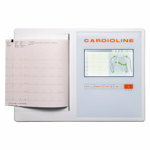Cardioline 200L EKG-Gert mit Glasgow-Algorithmus-Interpretation