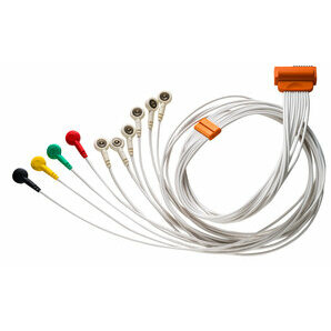 Snap IEC 10-adriges Patientenkabel fr TouchECG HD+ Cardioline